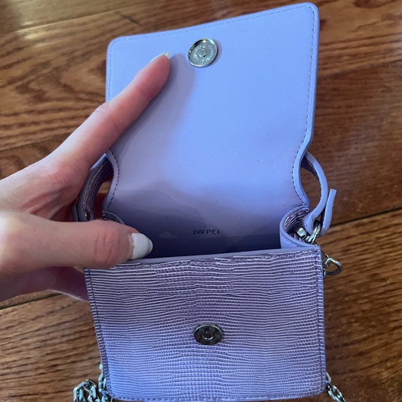 JW PEI Fae mini top handle bag- light purple with shoulder strap - Picture 2 of 4